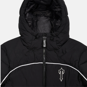 Trapstar Irongate Arch Pipping Puffer - Black/White - No Sauce The Plug