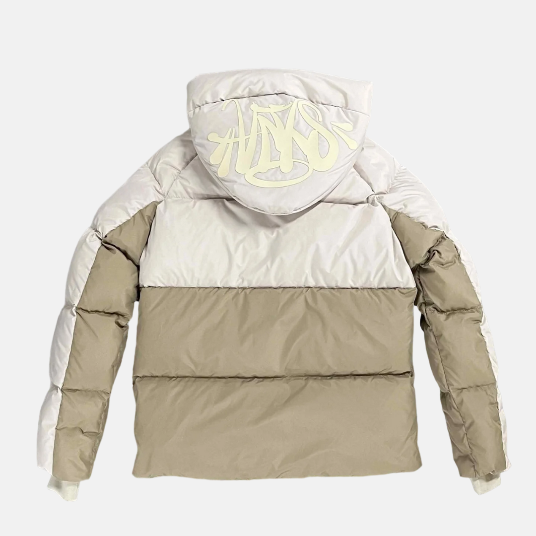 Syna Down Puffer Jacket - Cream - No Sauce The Plug
