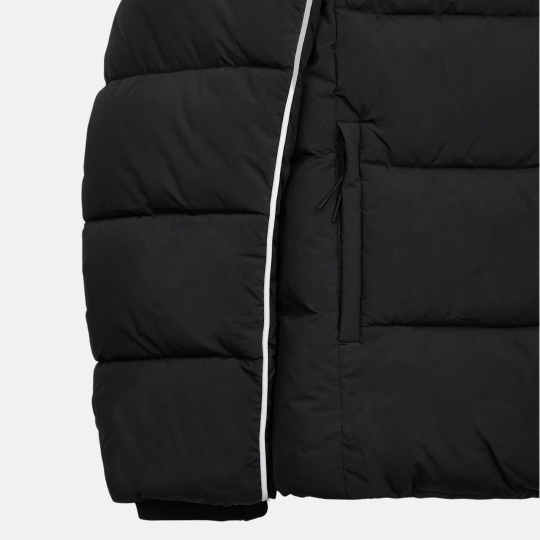 Trapstar Irongate Arch Pipping Puffer - Black/White - No Sauce The Plug