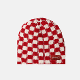 Carsicko Knit Beanie - Red / White - No Sauce The Plug