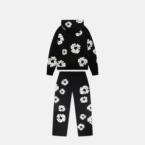 Denim Tears Cotton Wreath Zip Tracksuit - Black - No Sauce The Plug