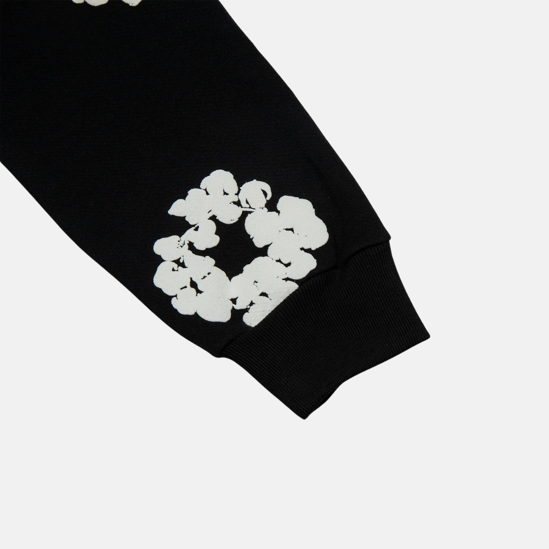 Denim Tears Cotton Wreath Zip Tracksuit - Black - No Sauce The Plug