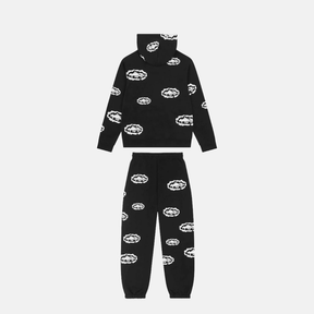 Denim Tears X Corteiz Cotton Tracksuit - Black - No Sauce The Plug