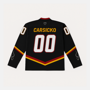 Carsicko Jersey - Black / Red - No Sauce The Plug