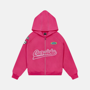 Carsicko Racing Club Hoodie - Pink - No Sauce The Plug