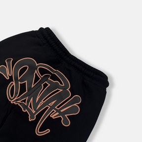 Syna Logo Tracksuit - Black & Rose Gold - No Sauce The Plug