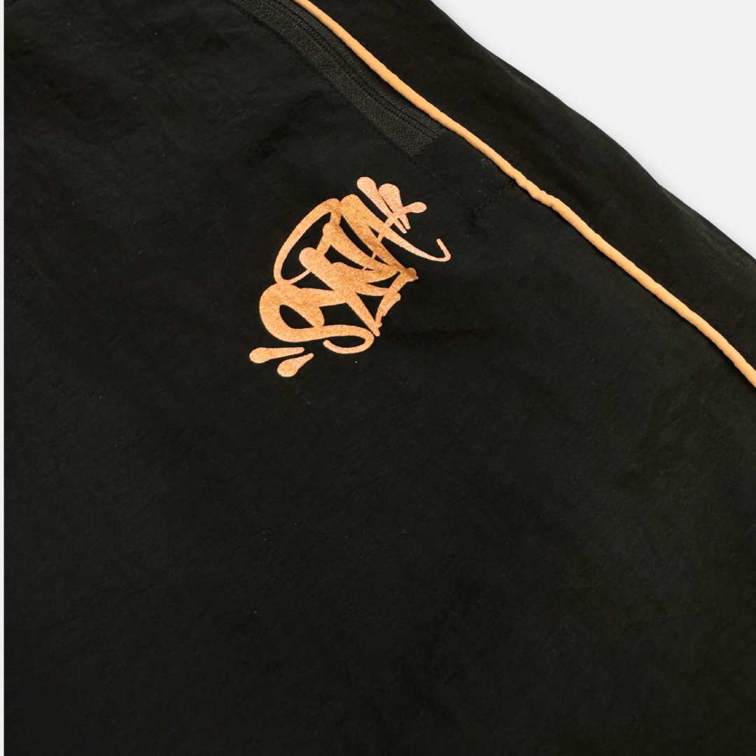Syna x CRG Shell Tracksuit - Black & Rose Gold - No Sauce The Plug