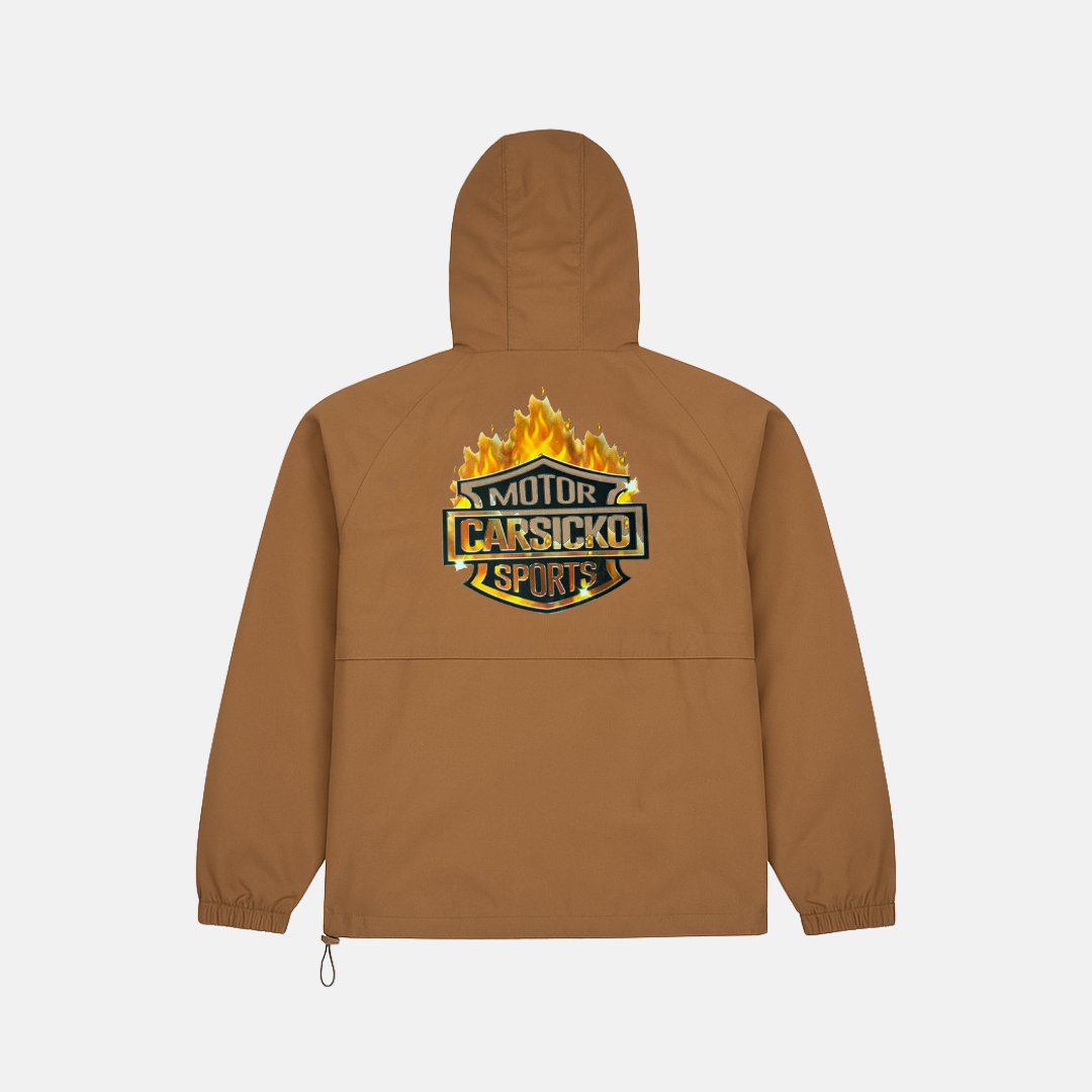 Carsicko Windbreaker - Brown - No Sauce The Plug