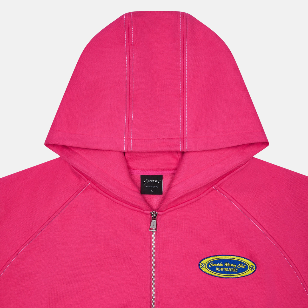 Carsicko Racing Club Hoodie - Pink - No Sauce The Plug