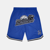 Trapstar Shooters Basketball Shorts - Blue - No Sauce The Plug