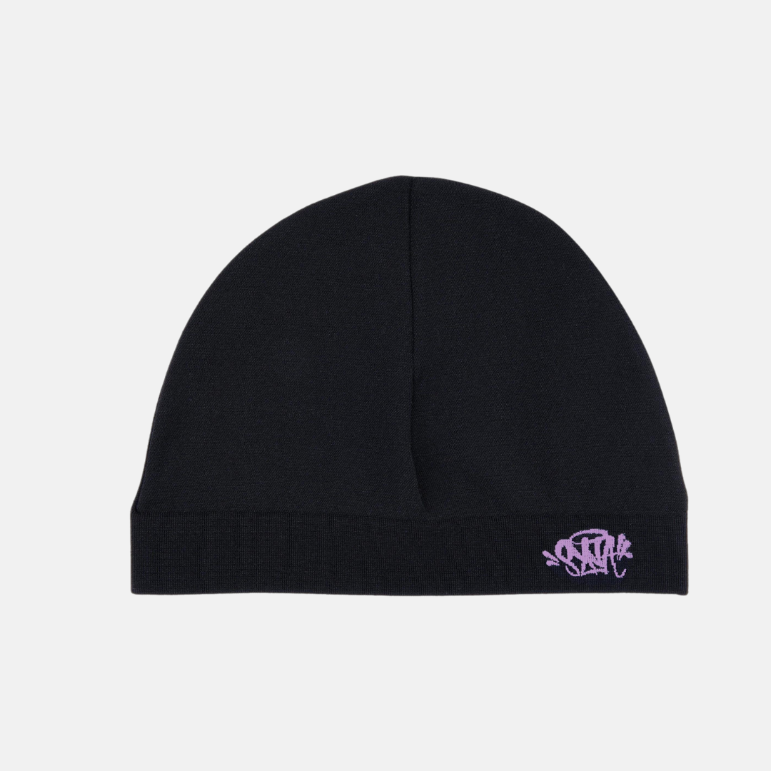 Syna Skull Cap - Black/Pink - No Sauce The Plug