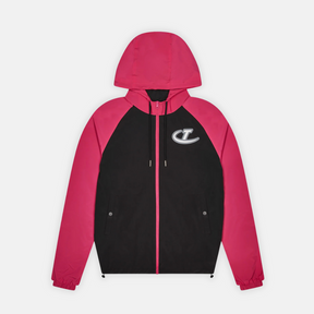 Trapstar Hyperdrive Windbreaker - Black/Hot Pink - No Sauce The Plug