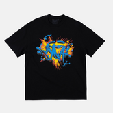 Syna T-Shirt - Black - Explosion - No Sauce The Plug