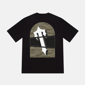 Trapstar Art Of War T-Shirt - Black / Camo - No Sauce The Plug