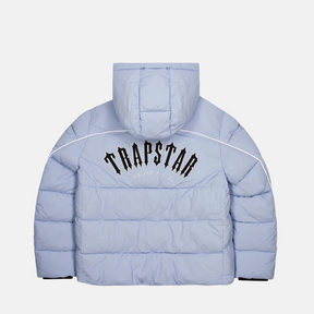 Trapstar Irongate Arch Pipping Puffer - Ice Blue - No Sauce The Plug