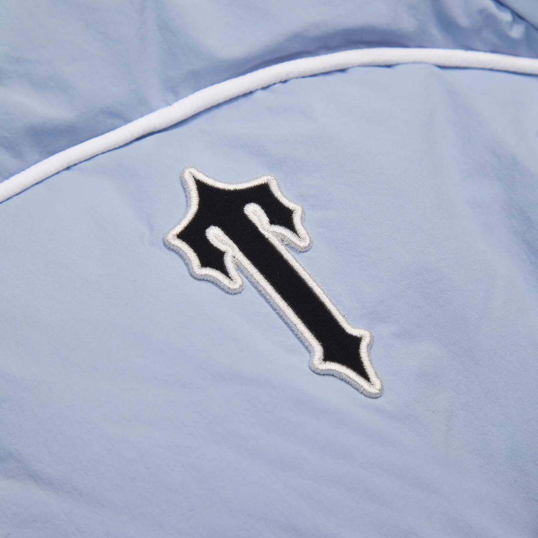 Trapstar Irongate Arch Pipping Puffer - Ice Blue - No Sauce The Plug