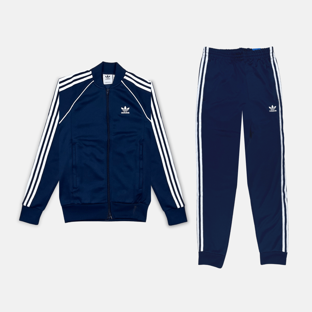 Adidas SST Tracksuit - Navy - No Sauce The Plug