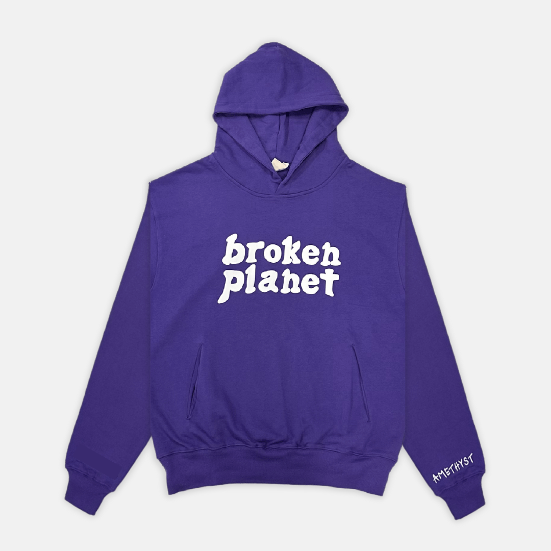 Broken Planet Basics Hoodie - Amethyst - No Sauce The Plug