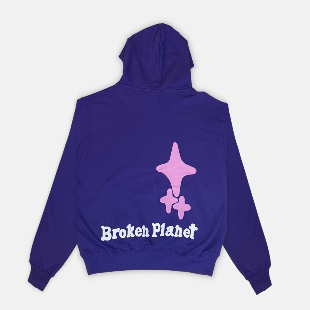 Broken Planet Basics Hoodie - Amethyst - No Sauce The Plug