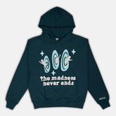 Broken Planet Hoodie - The Madness Never Ends - Sapphire - No Sauce The Plug