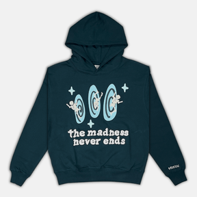 Broken Planet Hoodie - The Madness Never Ends - Sapphire - No Sauce The Plug