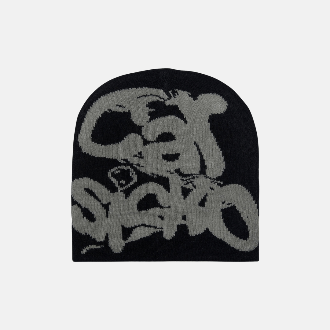 Carsicko World beanie - Black/Grey - No Sauce The Plug