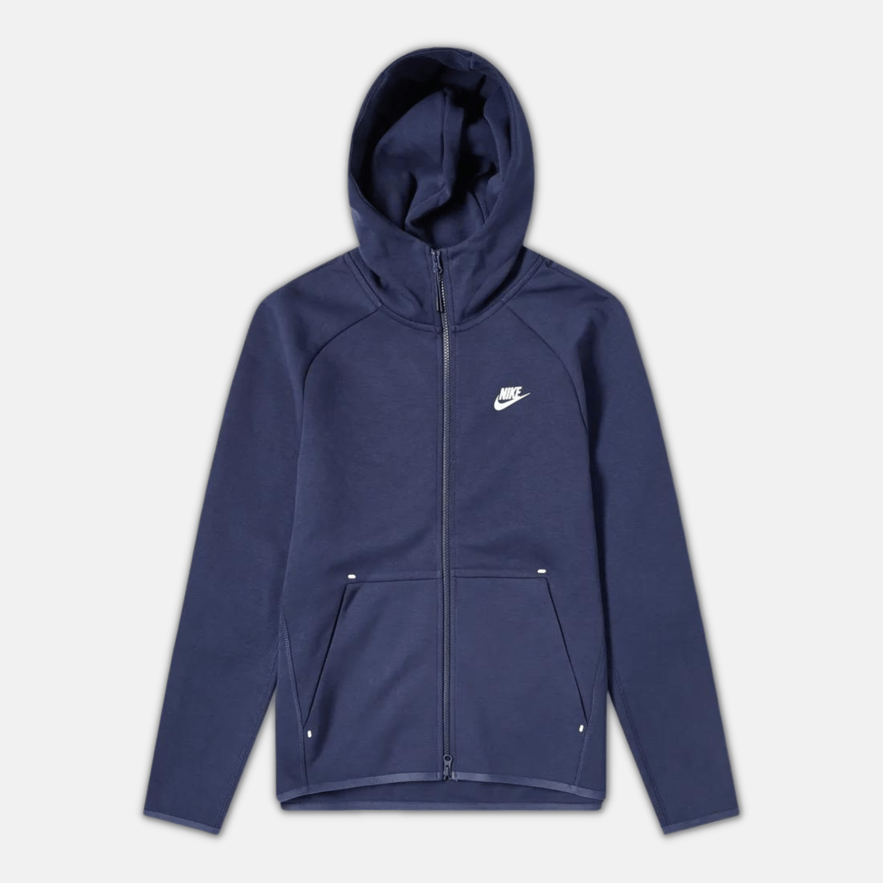 Nike Tech Fleece Hoodie - Navy (2nd Gen) - No Sauce The Plug