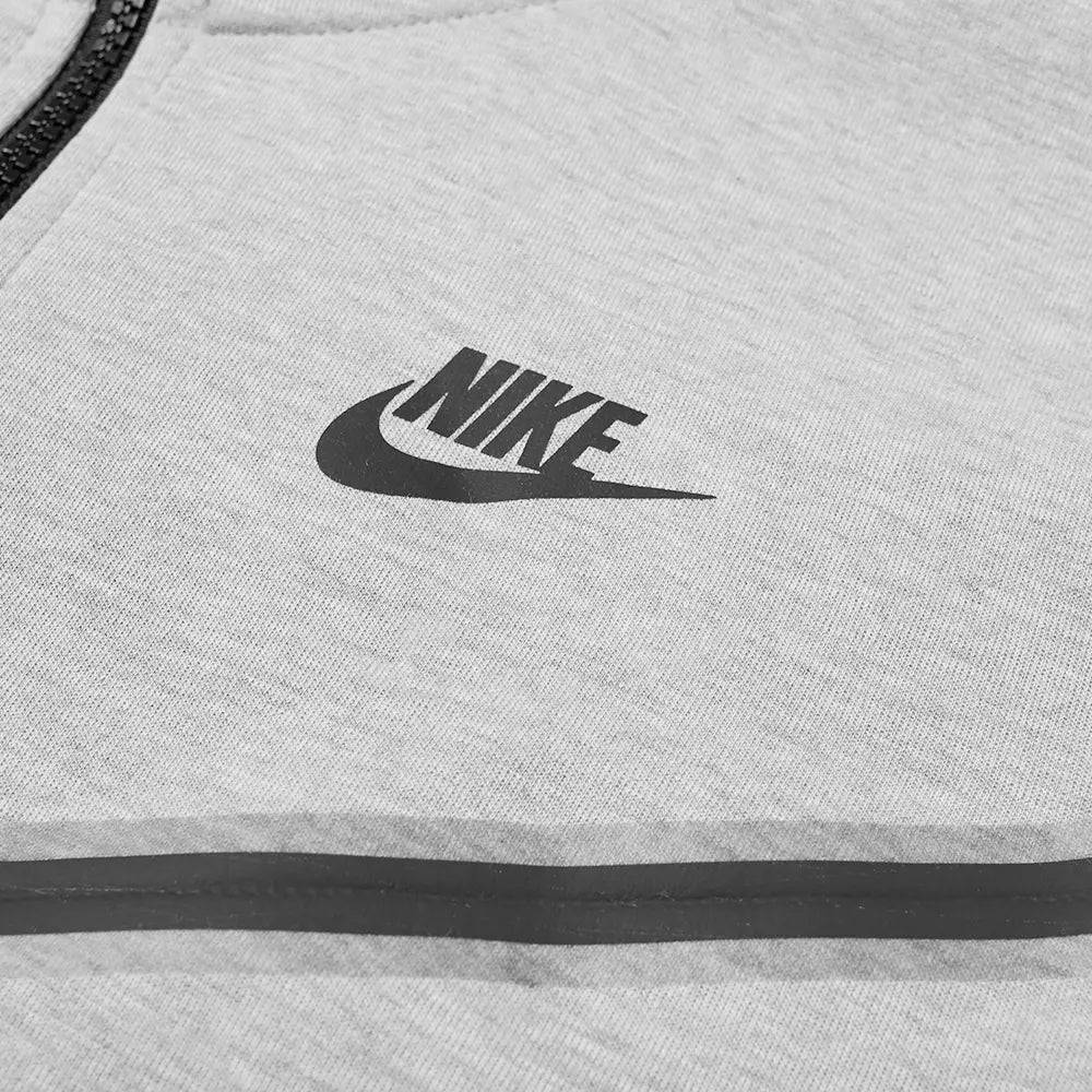 Nike Tech Fleece Hoodie - Grey (3rd Gen) - No Sauce The Plug