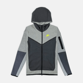 Nike Tech Fleece Hoodie - Grey / Anthracite / Volt (3rd Gen) - No Sauce The Plug