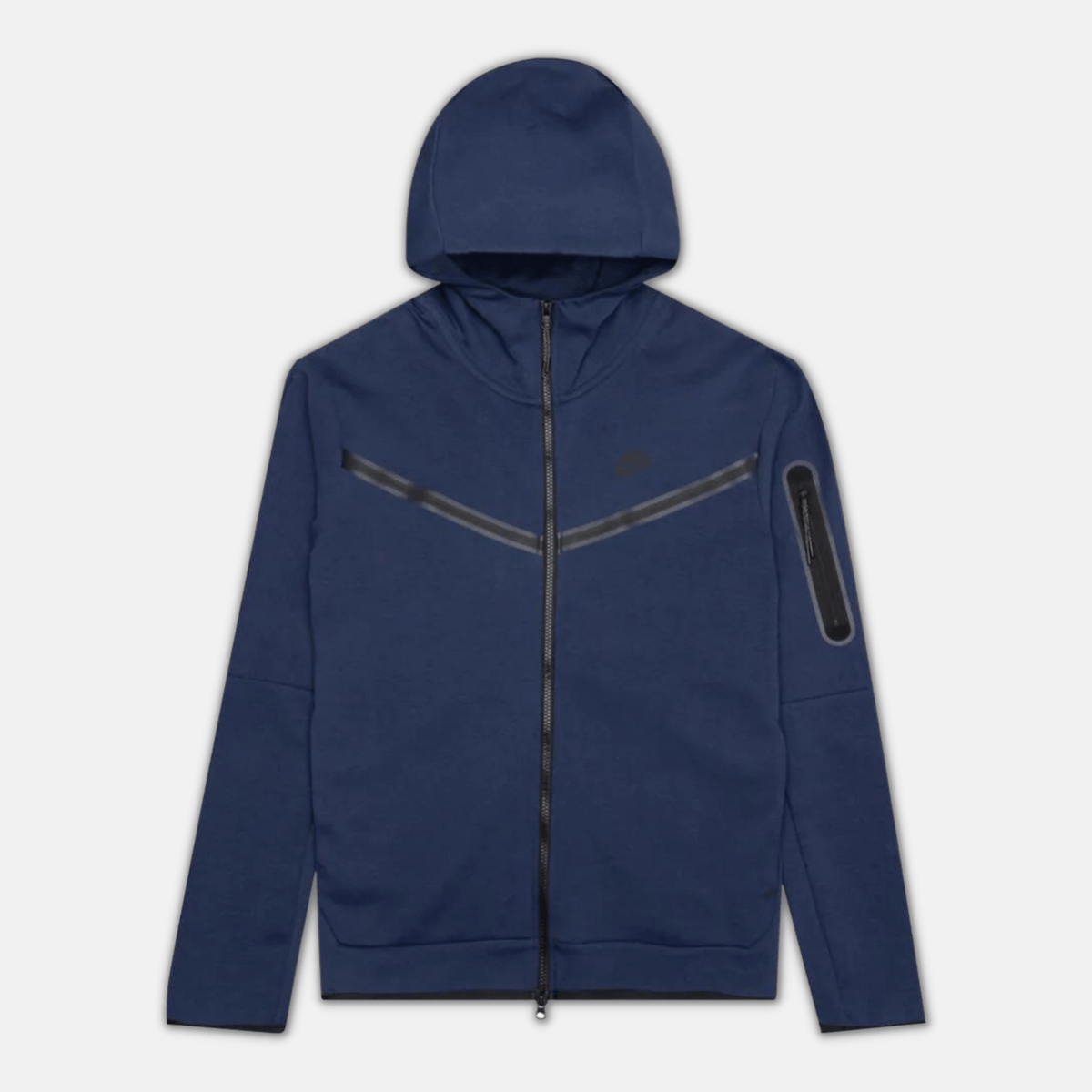 Nike Tech Fleece Hoodie - Midnight Navy (3rd Gen) - No Sauce The Plug