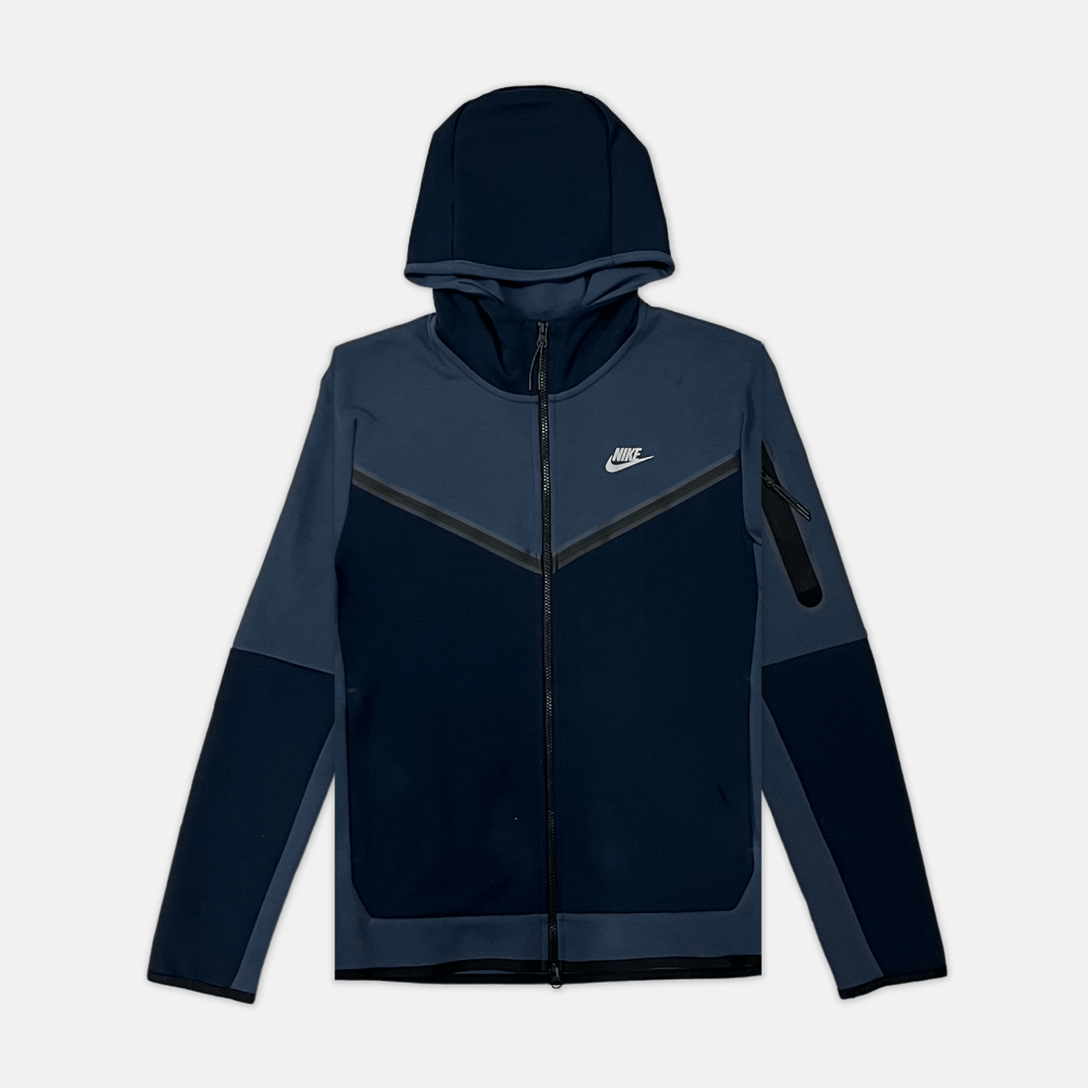 Nike Tech Fleece Hoodie - Thunder Blue / Obsidian (3rd Gen) - No Sauce The Plug