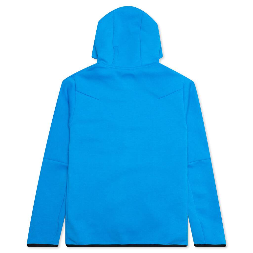 Nike Tech Fleece Hoodie - Signal Blue (3rd Gen) - No Sauce The Plug