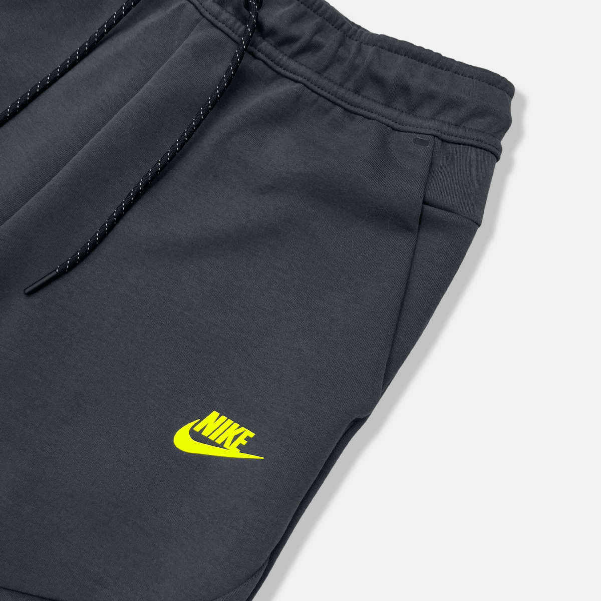 Nike Tech Fleece Joggers - Anthracite / Volt (3rd Gen) - No Sauce The Plug