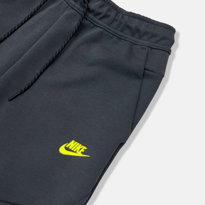 Nike Tech Fleece Joggers - Anthracite / Volt (3rd Gen) - No Sauce The Plug