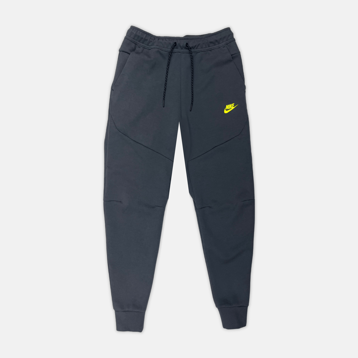 Nike Tech Fleece Joggers - Anthracite / Volt (3rd Gen) - No Sauce The Plug