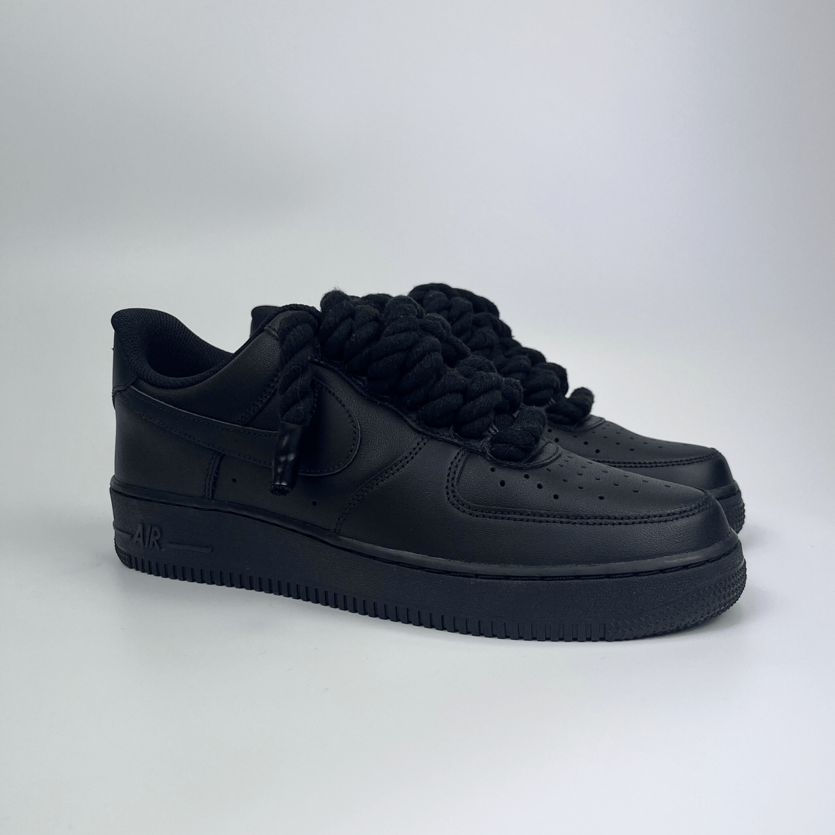 Rope Air Force 1 - Blackout - No Sauce The Plug