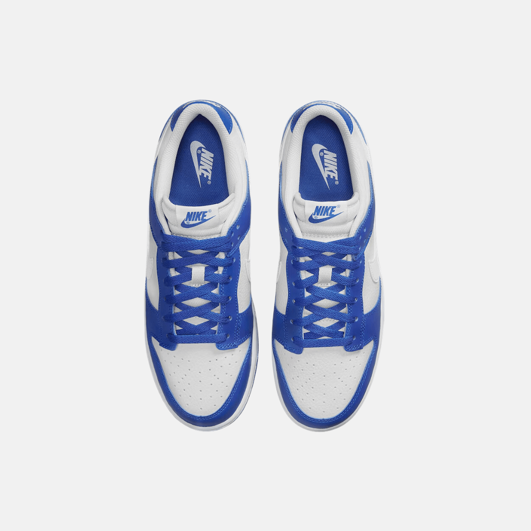 NIKE DUNK LOW - PHOTON DUST/WHITE/RACER BLUE - No Sauce The Plug
