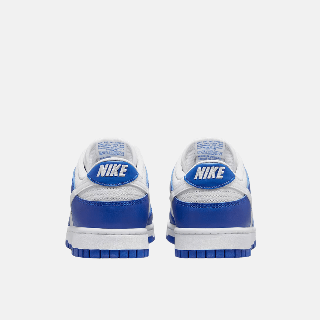 NIKE DUNK LOW - PHOTON DUST/WHITE/RACER BLUE - No Sauce The Plug