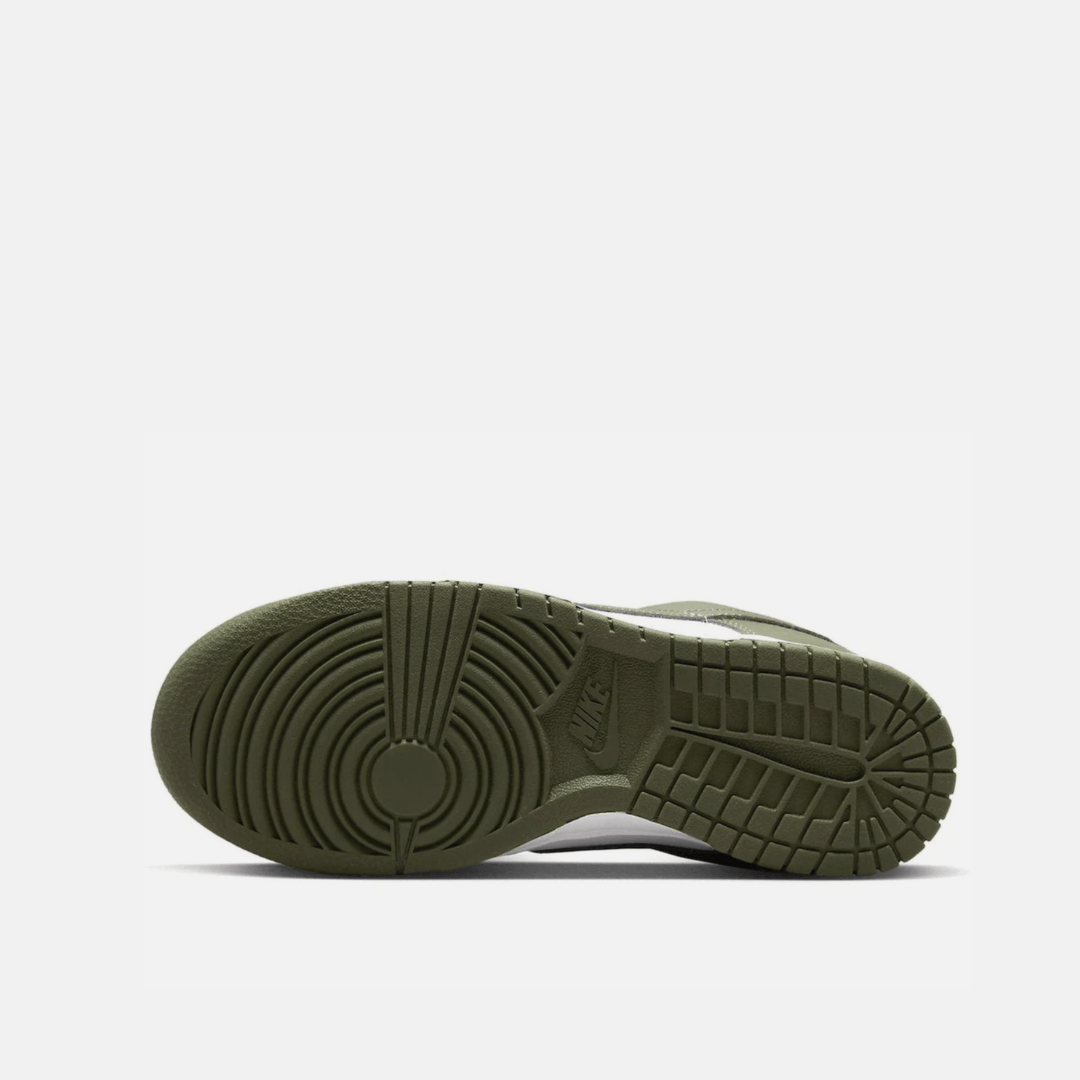 NIKE DUNK LOW - WHITE/OLIVE - No Sauce The Plug