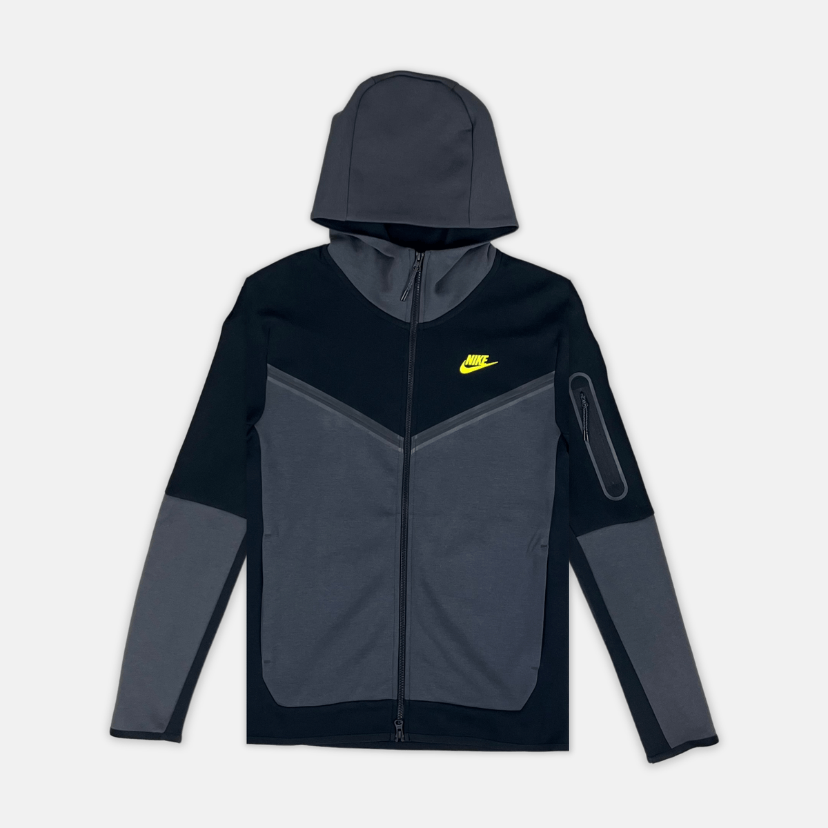 Nike Tech Fleece Set - Black, Anthracite & Volt (3rd Gen) - No Sauce The Plug