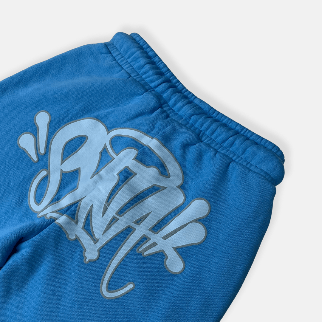 Syna Logo Tracksuit - Blue - No Sauce The Plug