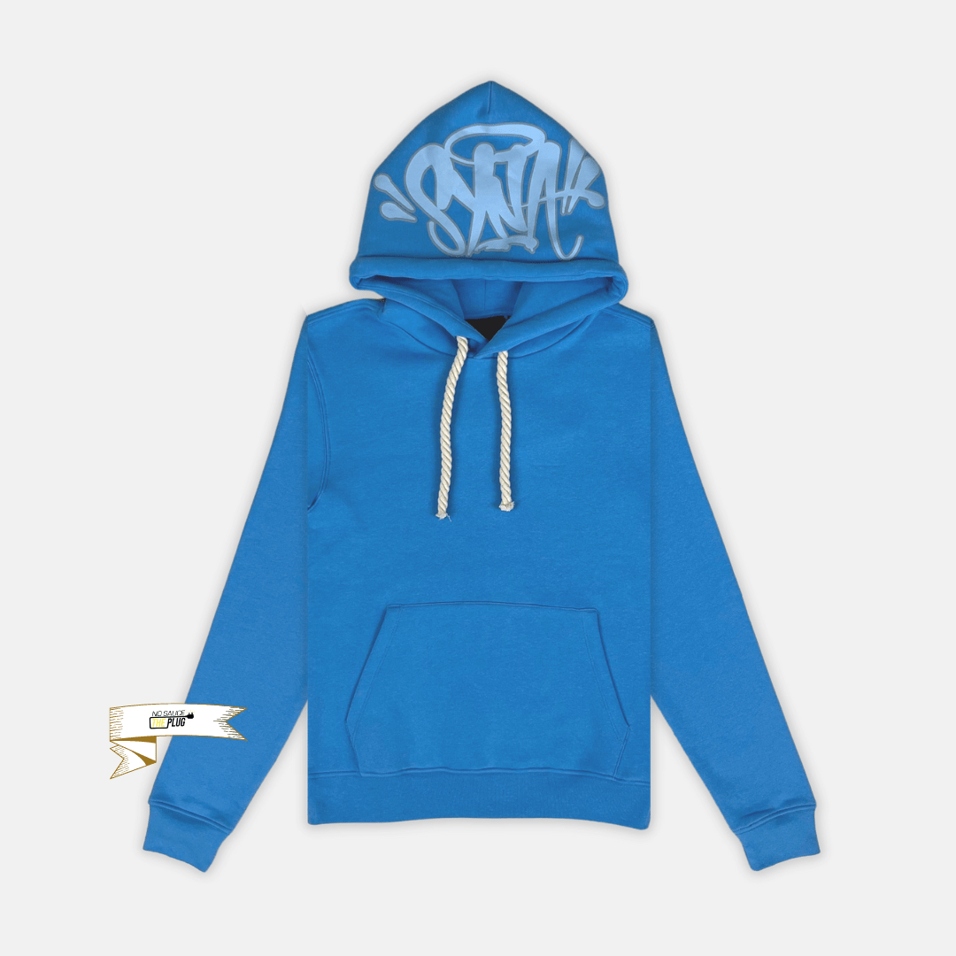 Syna Logo Tracksuit - Blue - No Sauce The Plug