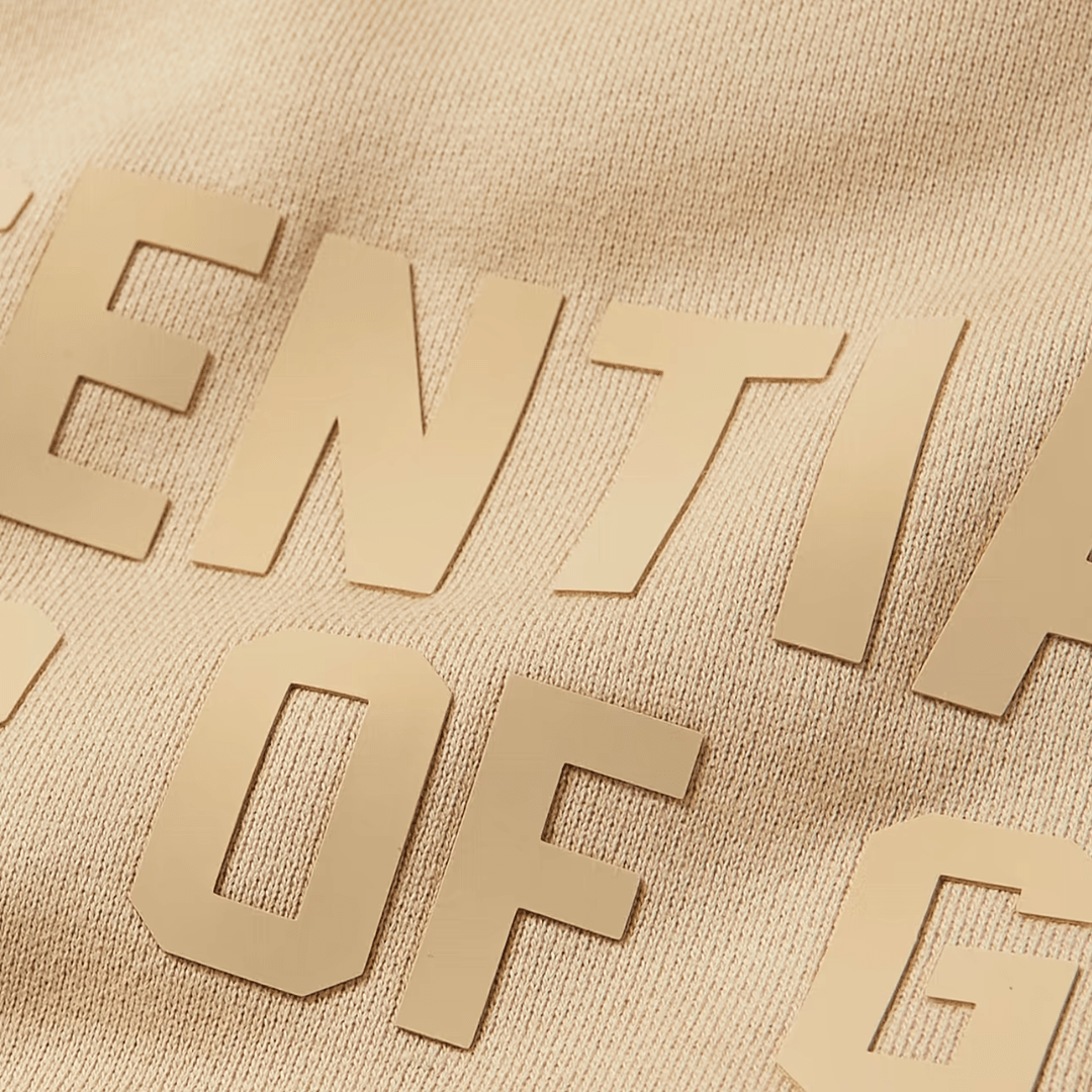 Fear Of God Essentials Basics Hoodie - Sand - No Sauce The Plug
