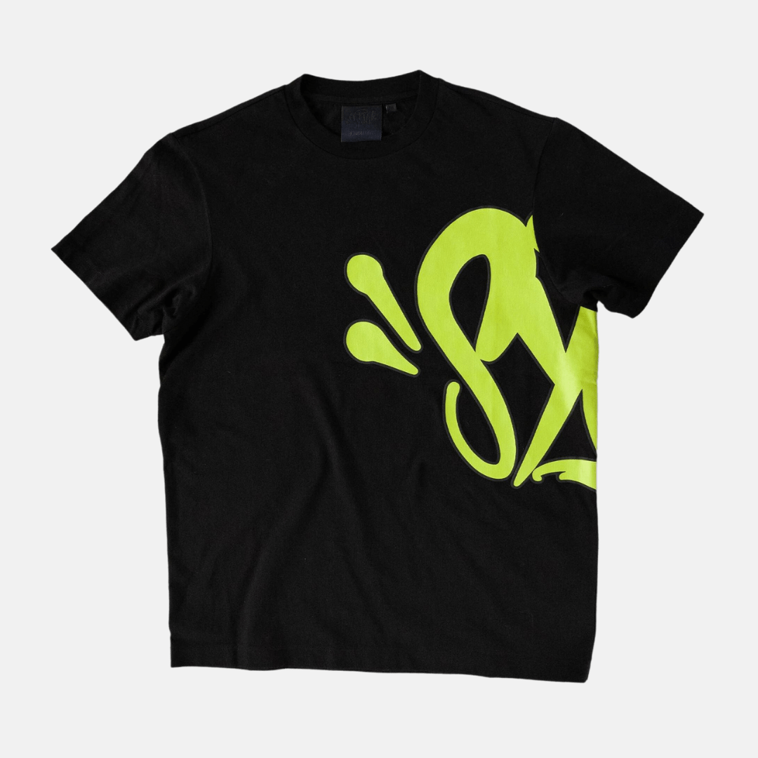 Syna OG T-Shirt - Black/Green - No Sauce The Plug