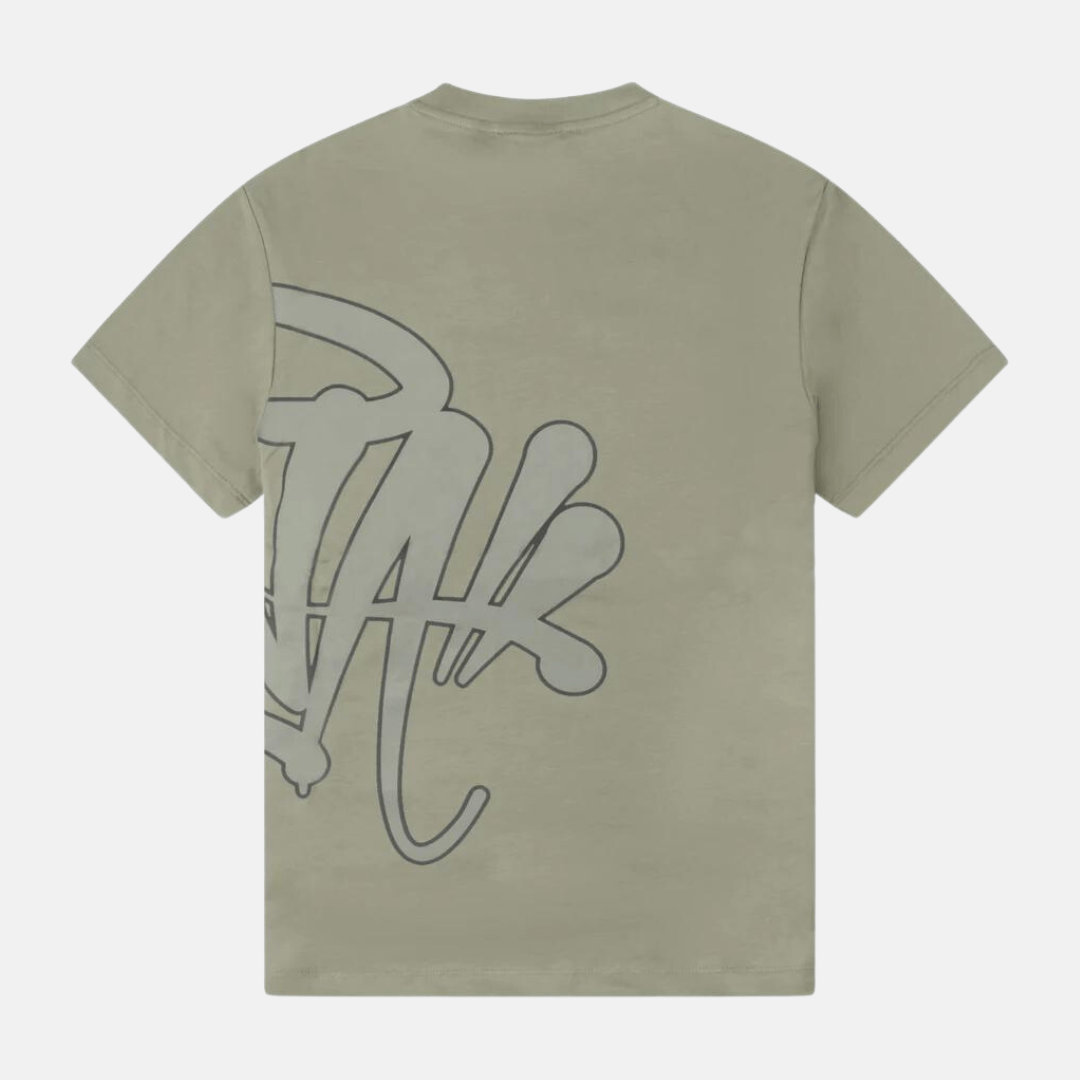Syna T-shirt & Shorts Logo Set - Sage - No Sauce The Plug
