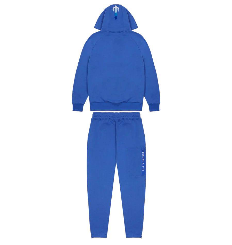 Trapstar Chenille Decoded 2.0 Hooded Tracksuit - Dazzling Blue - No Sauce The Plug