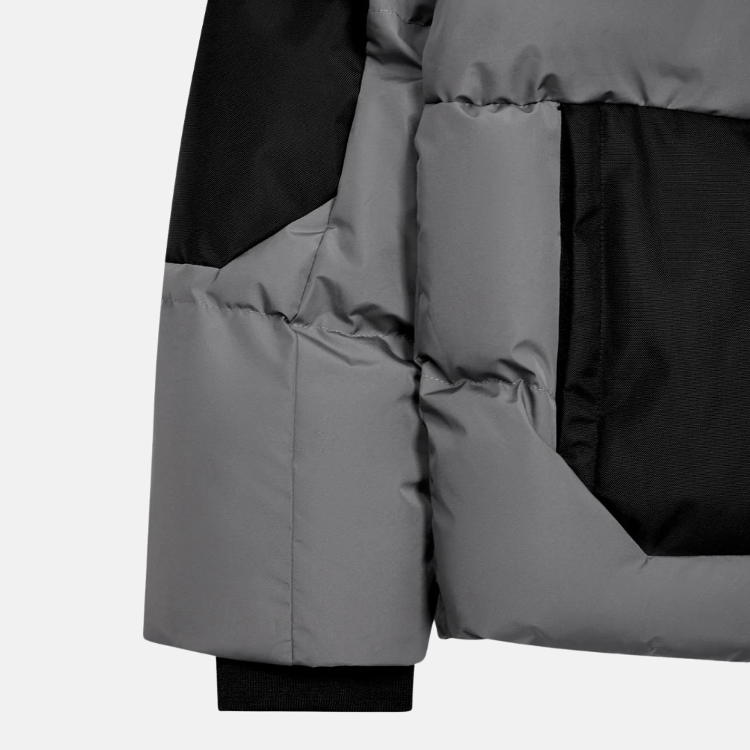 Trapstar Decoded AW23 Puffer - Black/Grey - No Sauce The Plug