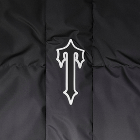Trapstar Irongate Hooded Puffer AW23 Jacket - Black Gradient - No Sauce The Plug