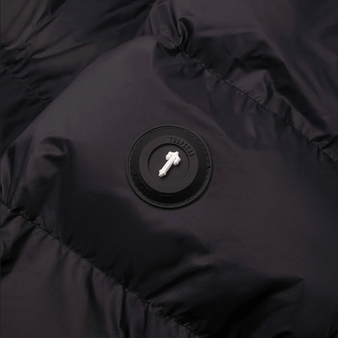 Trapstar Irongate It's A Secret Puffer Jacket - Black - No Sauce The Plug