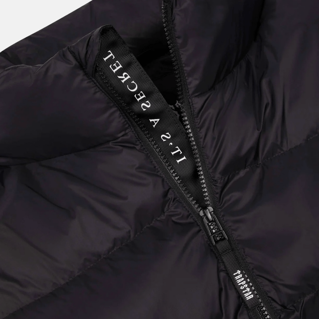 Trapstar Irongate It's A Secret Puffer Jacket - Black - No Sauce The Plug
